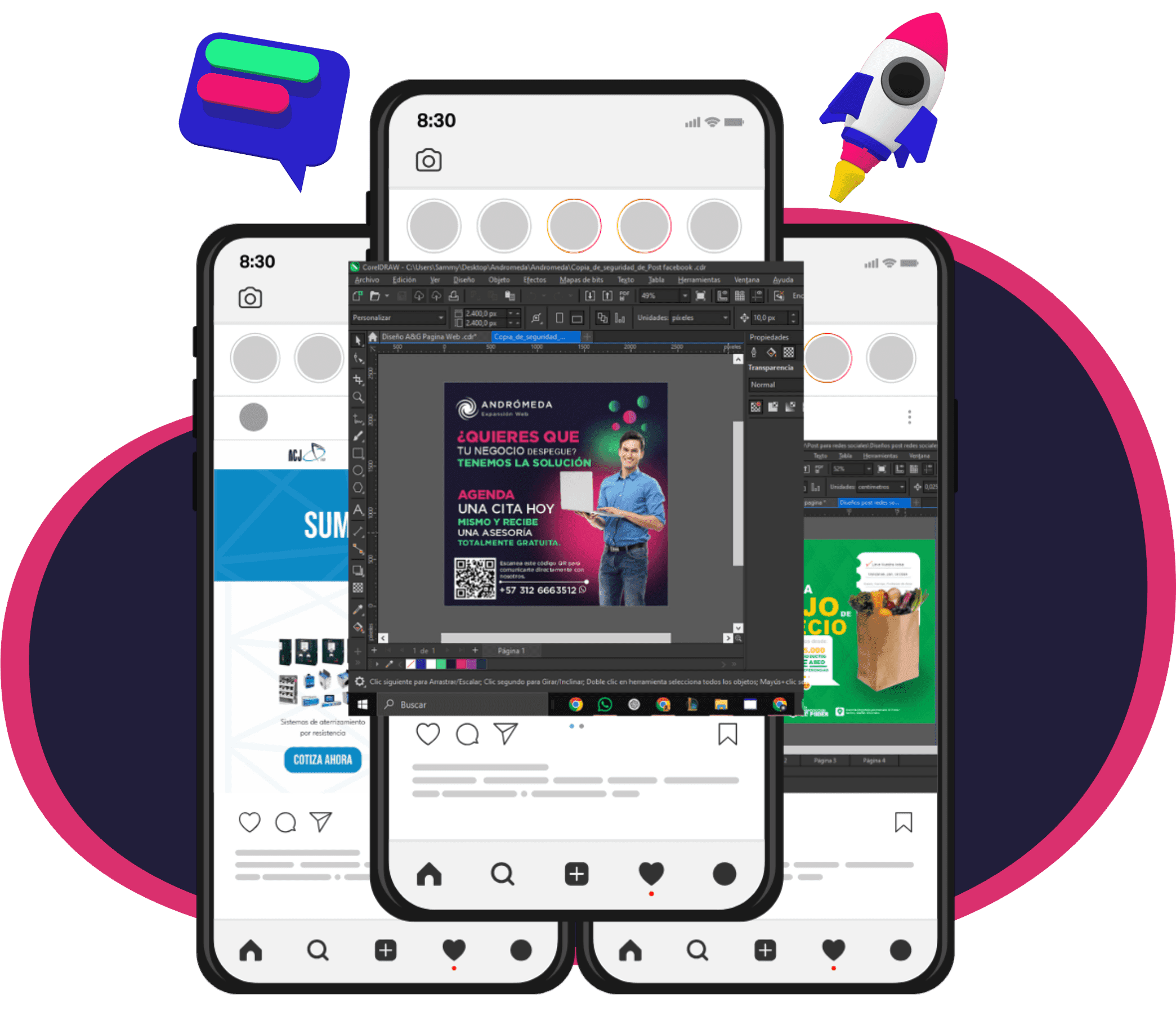 Ilustración principal de Andrómeda